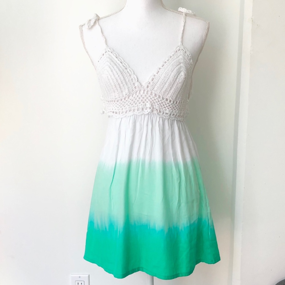 Lace Weave Bra Summer Dress